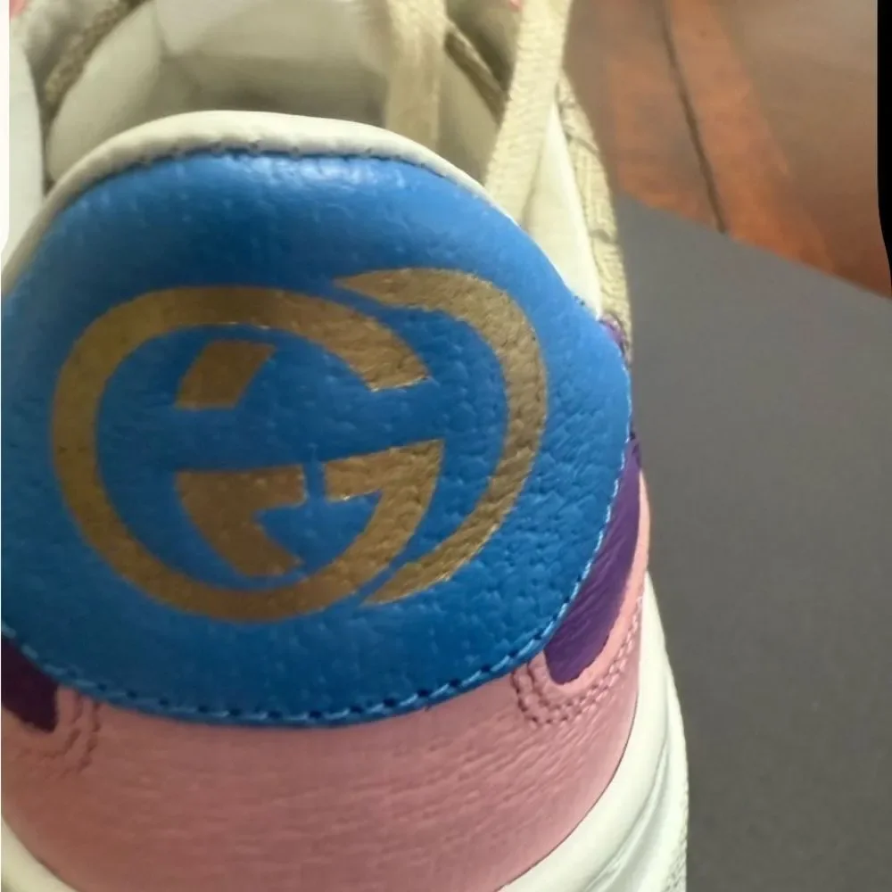 Brand new with box Gucci Pink and Purple Platform Sneakers size 11